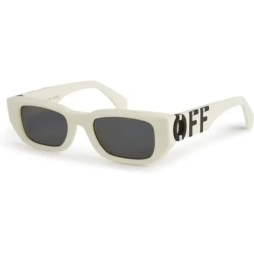 Sunglasses, unisex, , Size: ONE SIZE Trendy Fillmore Sunglasses - Off White - Modalova