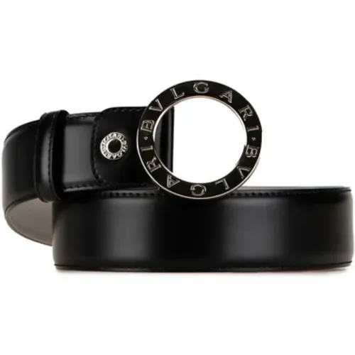 Pre-owned Belts, male, , Size: ONE SIZE Pre-owned Leather belts - Bvlgari Vintage - Modalova