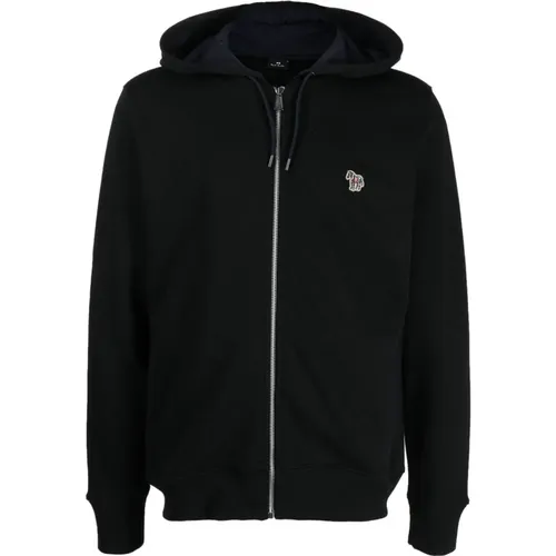 Zipped Cotton Hoodie , male, Sizes: XL, M, 2XL, L - PS By Paul Smith - Modalova