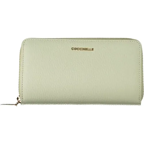 Wallets & Cardholders, female, , Size: ONE SIZE Leather Wallet with Multiple Compartments - Coccinelle - Modalova