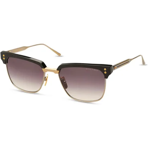 Sunglasses, unisex, , Size: 55 MM Firaz SUN Sunglasses Black Yellow Gold - Dita - Modalova