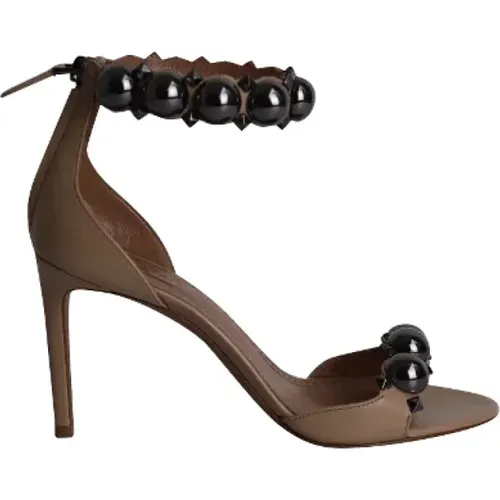 Pre-owned Leather heels , female, Sizes: 3 1/2 UK - Alaïa Pre-owned - Modalova