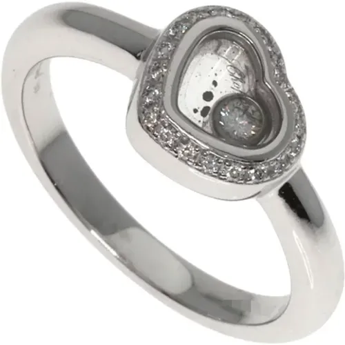 Pre-owned Jewellery, female, , Size: ONE SIZE Pre-owned White Gold rings - Chopard Pre-owned - Modalova