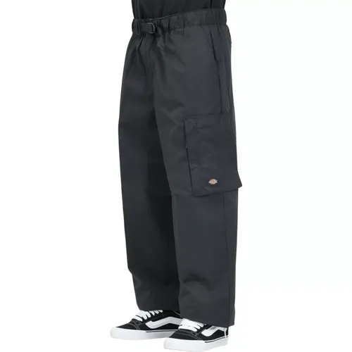 Casual Flight Double Knee Schwarze Hose , Herren, Größe: L - Dickies - Modalova