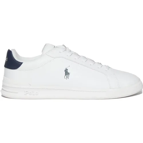 Sneakers, male, , Size: 3 US leather sneakers HRT CT II - Polo Ralph Lauren - Modalova