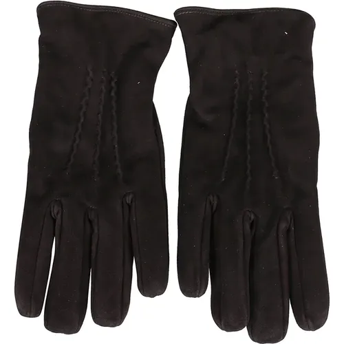 Braune Handschuhe Aw24 Herrenaccessoires , Herren, Größe: M - Lardini - Modalova