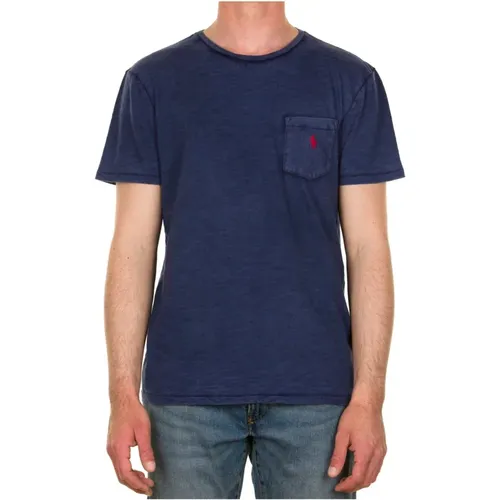 Klassisches Navy T-Shirt, Modell 710795137 003 - Polo Ralph Lauren - Modalova
