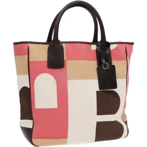 Pre-owned Tote Bags, female, , Size: ONE SIZE Pre-owned Canvas totes - Bally Pre-owned - Modalova