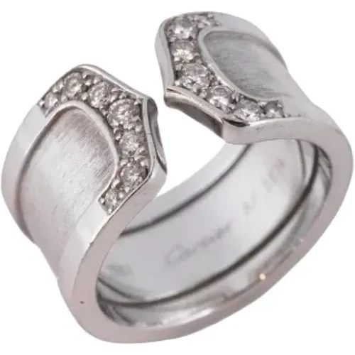 Pre-owned White Gold rings , female, Sizes: ONE SIZE - Cartier Vintage - Modalova