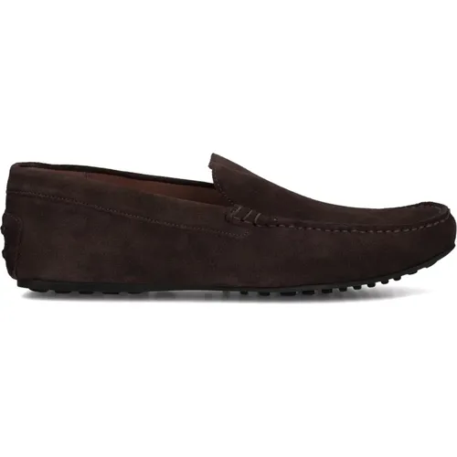 Herren Bio Slip-On Mokassins Braun , Herren, Größe: 44 EU - Stefano Lauran - Modalova