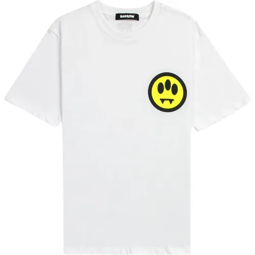 Logo Print Shirt , male, Sizes: S, M, L, XL - Barrow - Modalova