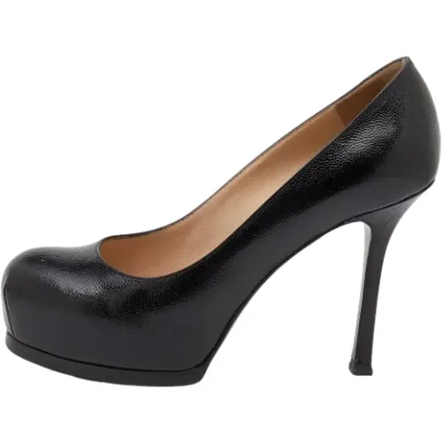 Pre-owned Pumps, female, , Size: 6 US Pre-owned Leather heels - Yves Saint Laurent Vintage - Modalova