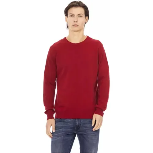 Elevated Elegance Crewneck Sweater in , male, Sizes: XL, M, L, S - Baldinini - Modalova