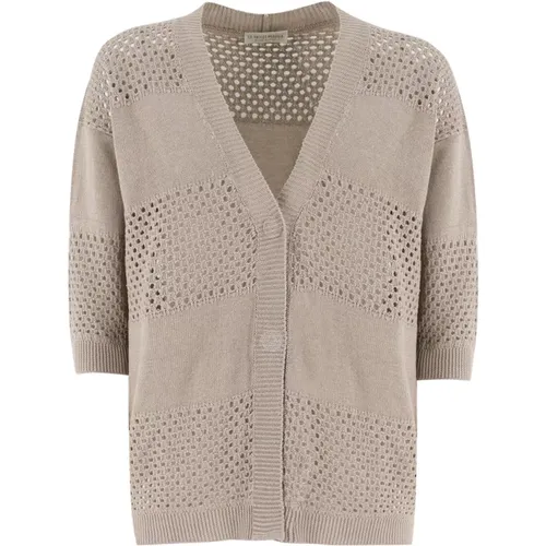 Cardigan , female, Sizes: XS, M - Le Tricot Perugia - Modalova