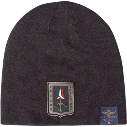 Knit Hat Frecce Tricolori Style , male, Sizes: L, M - aeronautica militare - Modalova