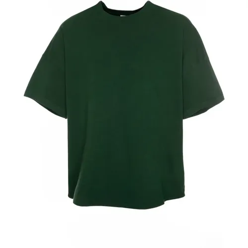 Casual Ripp-T-Shirt mit Drop Shoulder , Herren, Größe: M - American vintage - Modalova