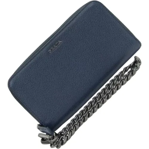 Pre-owned Wallets, male, , Size: ONE SIZE Pre-owned Leather wallets - Prada Vintage - Modalova