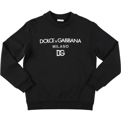 Stylischer Schwarzer Sweatshirt - Dolce & Gabbana - Modalova