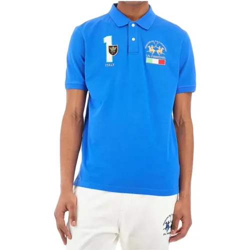 Cotton Pique Polo Shirt , male, Sizes: L, S - LA MARTINA - Modalova