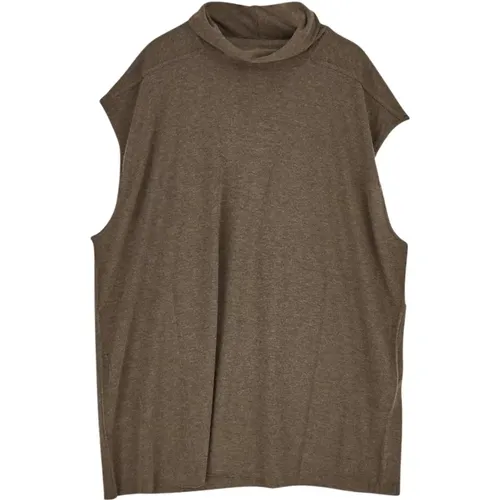 Angora T Top für Frauen , Damen, Größe: S - Rick Owens - Modalova