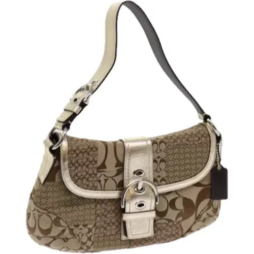 Pre-owned Shoulder Bags, female, , Size: ONE SIZE Pre-owned Canvas shoulder-bags - Coach Pre-owned - Modalova