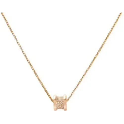 Pre-owned Jewellery, female, , Size: ONE SIZE Pre-owned Rose Gold necklaces - Bvlgari Vintage - Modalova