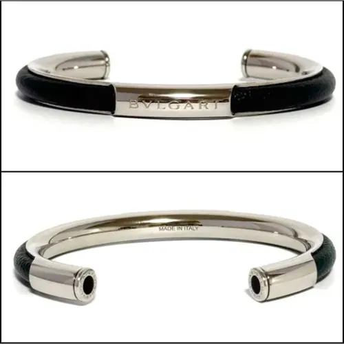 Pre-owned Leather bracelets , female, Sizes: ONE SIZE - Bvlgari Vintage - Modalova