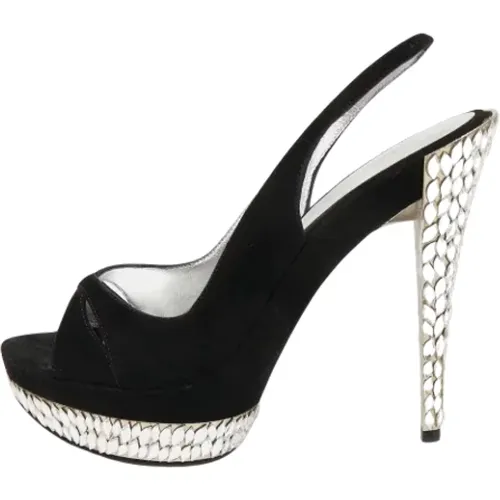 Pre-owned Wildleder heels , Damen, Größe: 37 1/2 EU - Casadei Pre-owned - Modalova
