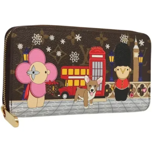 Pre-owned Wallets, female, , Size: ONE SIZE Pre-owned Canvas wallets - Louis Vuitton Vintage - Modalova