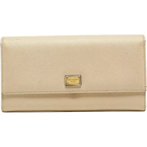 Pre-owned Wallets, female, , Size: ONE SIZE Pre-owned Leather wallets - Dolce & Gabbana Pre-owned - Modalova