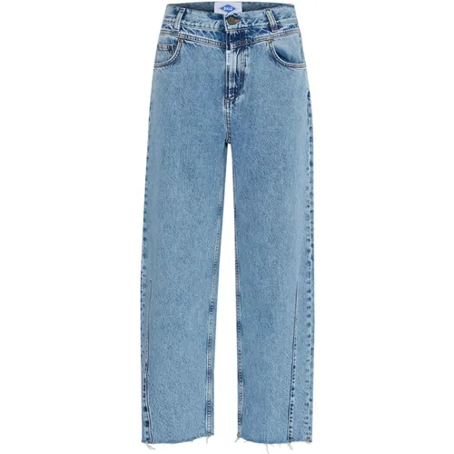 Marble Wash Jeans Bacammeo Stil , Damen, Größe: W28 L34 - Ball - Modalova