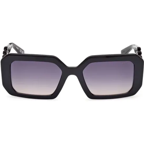 Rechteckige Sonnenbrille mit Ketten-Detail - Guess - Modalova