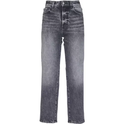 Graue Gerades Jeans für Frauen , Damen, Größe: W29 - Icon Denim - Modalova