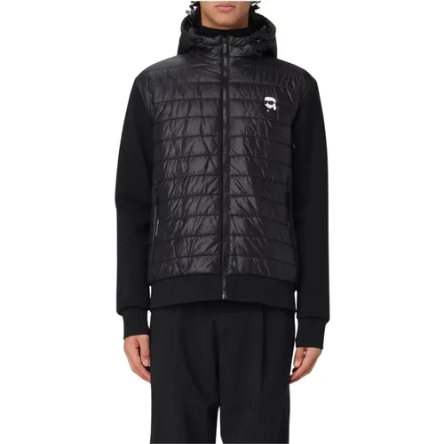 Winter Jackets, male, , Size: XL KIkon Quilted Jacket - Karl Lagerfeld - Modalova