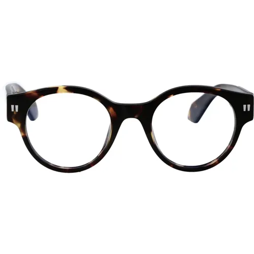 Glasses, unisex, , Size: 48 MM Stylish Optical Style 55 Glasses - Off White - Modalova