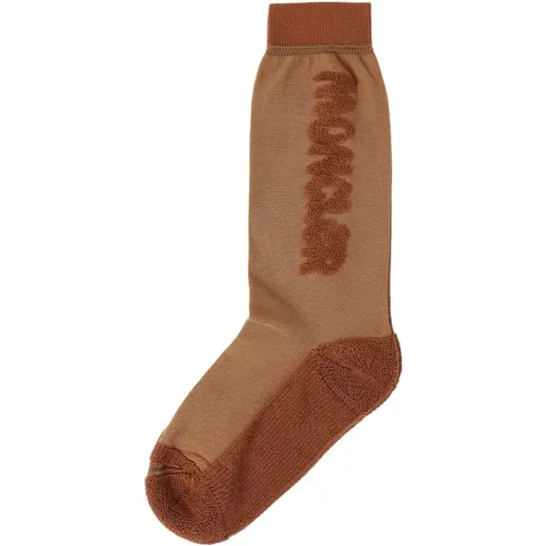 Logo Terry Baumwollsocken , unisex, Größe: S - Moncler - Modalova