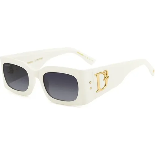 Ivory Dark Grey Shaded Sonnenbrille - Dsquared2 - Modalova