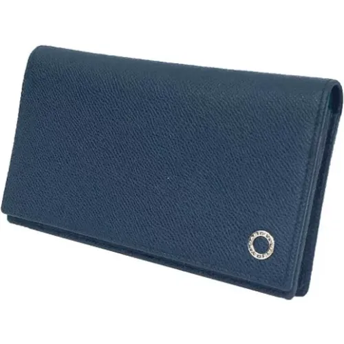 Pre-owned Wallets, female, , Size: ONE SIZE Pre-owned Leather wallets - Bvlgari Vintage - Modalova