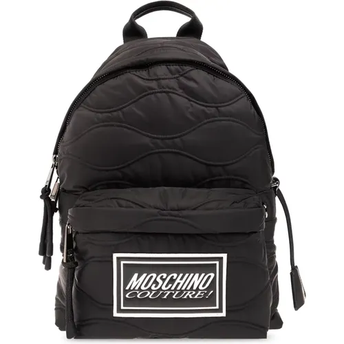 Backpacks, male, , Size: ONE SIZE Quilted backpack - Moschino - Modalova