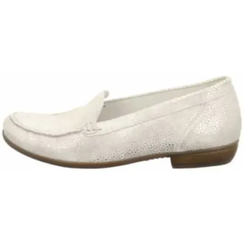 Weiße Slipper Schuhe , Damen, Größe: 33 1/2 EU - Waldläufer - Modalova