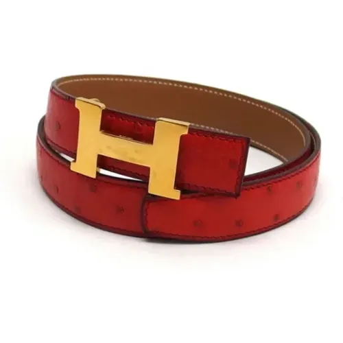 Pre-owned Belts, female, , Size: ONE SIZE Pre-owned Leather belts - Hermès Vintage - Modalova