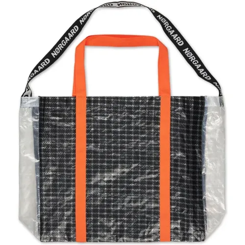 Transparent Bag Laundrette Aba Tasker Black , female, Sizes: ONE SIZE - Mads Nørgaard - Modalova