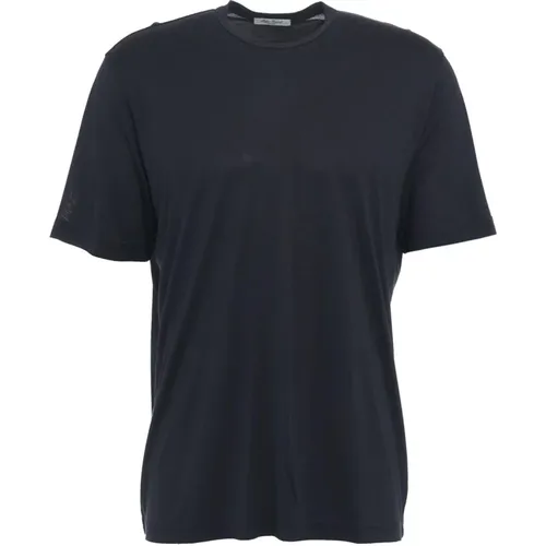 Blaues T-Shirt für Männer , Herren, Größe: XL - Stefan Brandt - Modalova