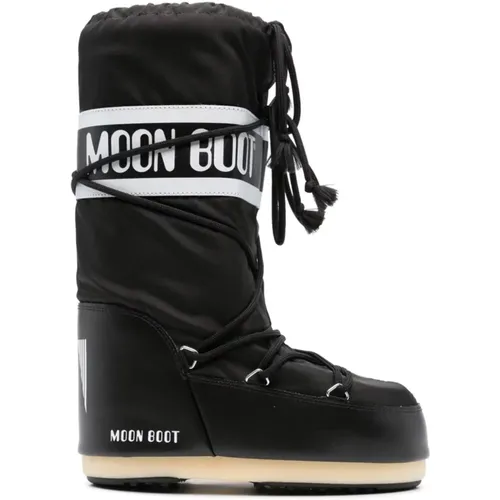 Iconic Nylon Winter Boots , female, Sizes: 9 UK, 6 UK, 2 UK, 12 UK - moon boot - Modalova