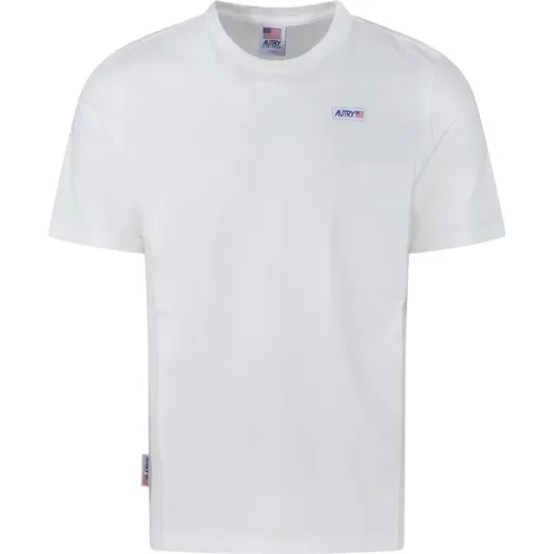 Klassisches Weißes T-Shirt Icon für Männer , Herren, Größe: S - Autry - Modalova