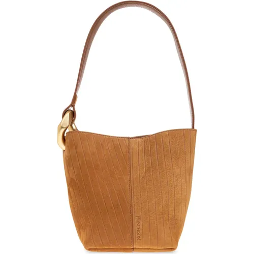 Shoulder Bags, female, , Size: ONE SIZE Shoulder bag Corner Small bucket type - JW Anderson - Modalova