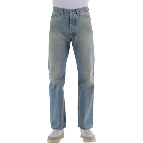 Ultimate Comfort Straight Jeans , male, Sizes: W34 - Palm Angels - Modalova