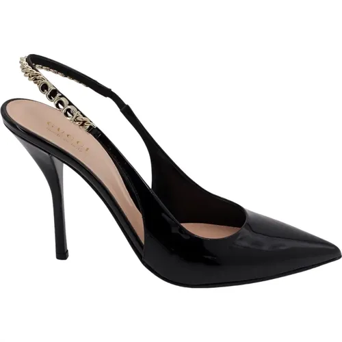 Patent Leather Stiletto Heel Shoes , female, Sizes: 5 1/2 UK, 6 UK, 5 UK - Gucci - Modalova