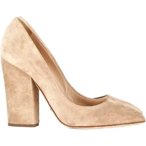 Pre-owned Pumps, female, , Size: 8 US Pre-owned Suede heels - Sergio Rossi Pre-owned - Modalova