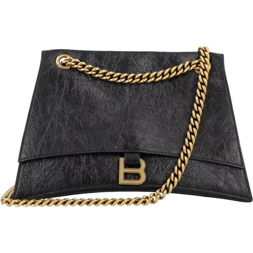 Crush Medium Chain Handbag , female, Sizes: ONE SIZE - Balenciaga - Modalova